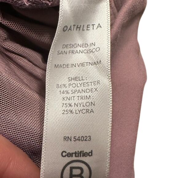 Athleta Attitude Rouched Purple Maeve Jogger Pants Size 4 EUC - Picture 6 of 6